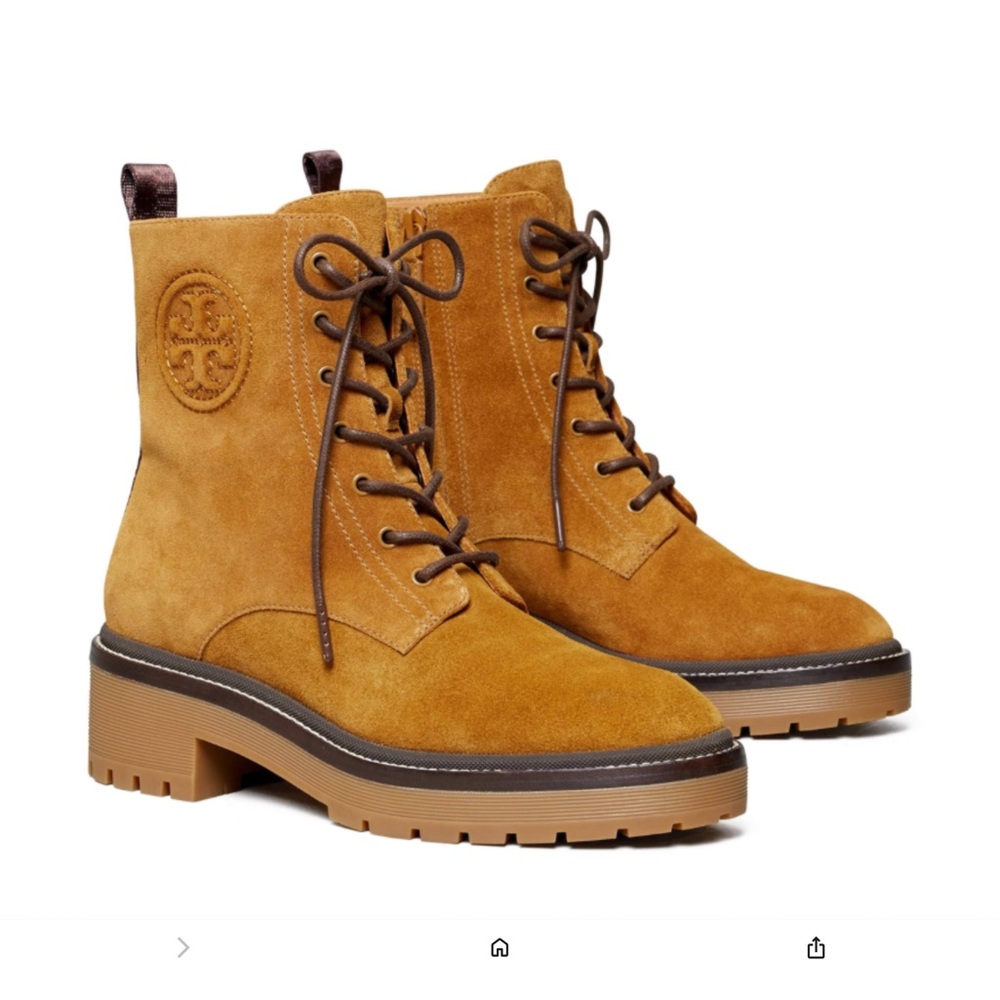 Tory Burch Tan Ankle Boots
